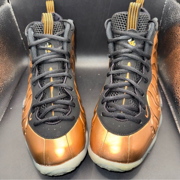 Size 7 (GS) - Nike Little Posite One Mid Copper, 644791-004, Clean, No Box, Good - Picture 1 of 10